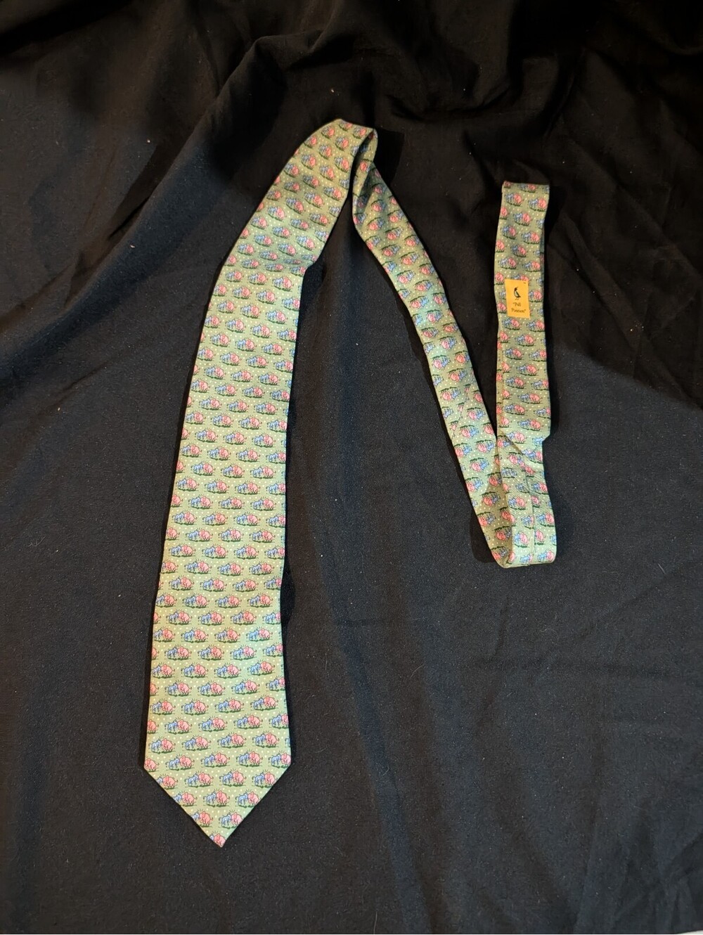 Bird Dog Bay Green Poll Position Neck Tie